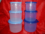 TUPPERWARE TEXTURED CANISTERS