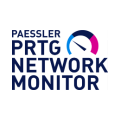 Paessler: Easy to Use With Enterprise Power. Free Trial Icon