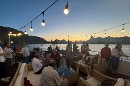 Evento de abertura foi realizado em barco no Rio de Janeiro