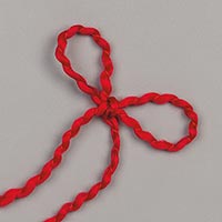 Real Red 1/8" (3.2 Mm) Curly Ribbon