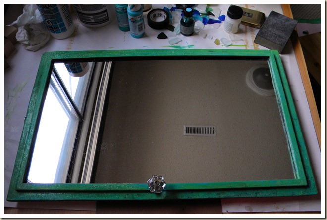 antique mirrorr makeover 5