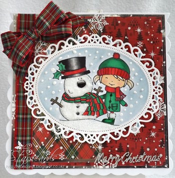 rosie and snowman crop