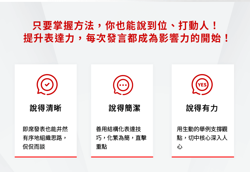 提升表達力,每次發言都成為影響力的開始!