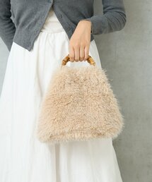 BIRTHDAY BAR | FUR BAMBOO TOTE　ファーバンブートートバッグ(トートバッグ)