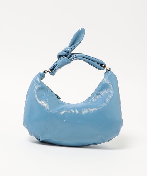 INNUE（イヌエ）の「＜INNUE＞D301 CROISSANT BAG（ショルダーバッグ・レディース・ブラック/ライトブルー/オフホワイト・FREE）」の3枚目の写真