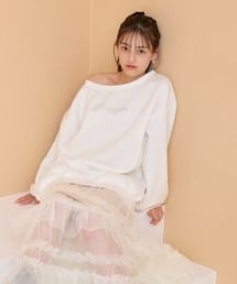Lovilyn | オーバーサイズ裏起毛スウェット(スウェット)