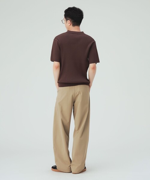 BEAMS HEART（ビームスハート）の「カーブ バギー チノ パンツ（チノパンツ・メンズ・ベージュ/ブラック・SMALL/LARGE/MEDIUM）」の14枚目の写真