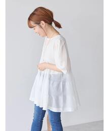 AMERICAN HOLIC | 【WEB限定・小柄女性向け】ボリュームスリーブティアードニットチュニック(チュニック)