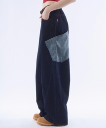 BENUA | Contrast pocket curve denim pants/配色ポケットカーブデニムパンツ(その他パンツ)