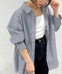 ストライプルーズシャツ【ZOZOTOWN限定アイテム】