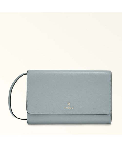 FURLA（フルラ）の「FURLA CAMELIA CHAIN WALLET（財布・レディース・ライトオリーブ/ライトブルー/ライトベージュ・ONE SIZE）」の3枚目の写真