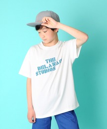 GLAZOS | 天竺・ドロップショルダーアソートプリント半袖Tシャツ(Tシャツ/カットソー)