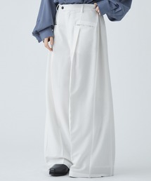 VELNUS | 【VELNUS】Side tuck design front pocket wide slacks/サイドタックデザイン フロントポケットワイドスラックス(スラックス)