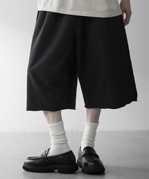 RUUBON | 【RUUBON】cutoff sweat half pants / カットオフスウェットハーフパンツ(スウェットパンツ)