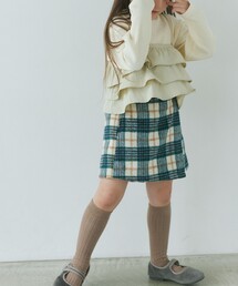 green label relaxing | 【別注】＜Pluckys＞TJ ラップキュロットパンツ（チェック） / キッズ  100cm-130cm(その他パンツ)