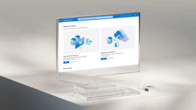 Azure アカウントのヒーロー イメージ
