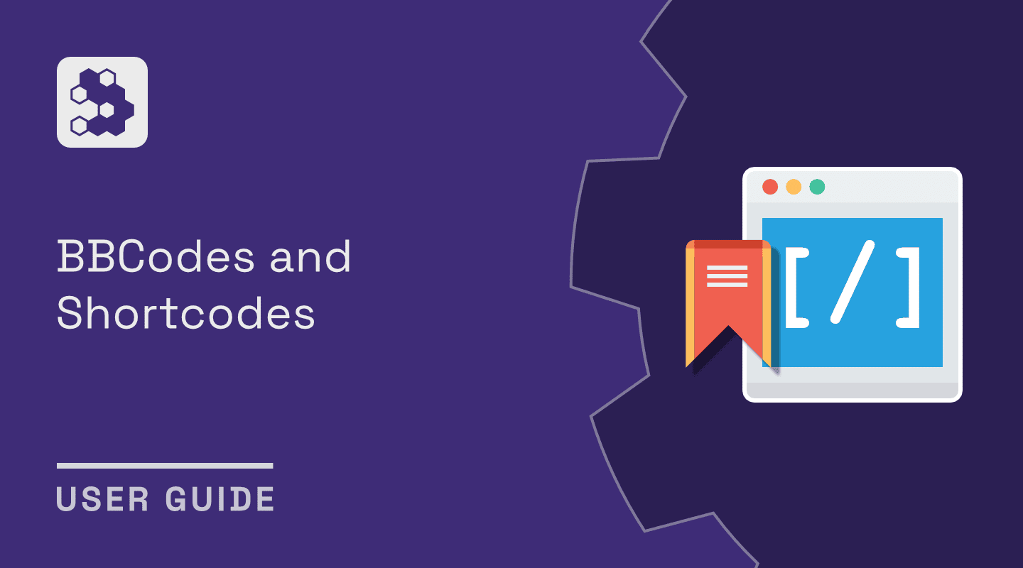 user guide bbcodes and shortcodes