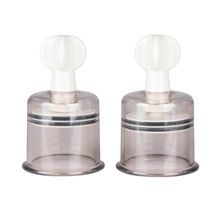 Easytoys Fetish - Tepelzuigers 2 Stuks - Groot