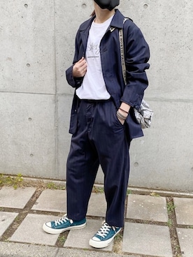 「MOUNTAIN RESEARCH（マウンテンリサーチ）のアイテム」を使った、patumiさん（レディース・163cm）の冬コーディネート