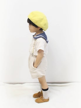 「アイテム（メガネ）」を使った、なる☺さん（キッズ・100cm）の夏コーディネート