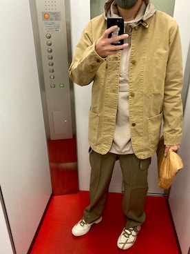 「アイテム（その他トップス）」を使った、田チゲさん（メンズ・177cm）の冬コーディネート