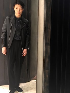「UNION STATION（ユニオンステーション）のアイテム（ジャケット/アウター）」を使った、Collective 鹿児島店さん（メンズ・175cm）の秋コーディネート