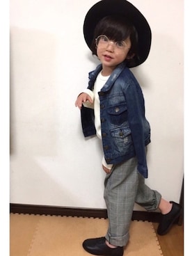 「アイテム（和装小物）」を使った、hinataさん（キッズ・110cm）の秋コーディネート