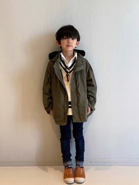 「グリーンフェス❾」｜hinataさん（キッズ・110cm）の冬コーディネート