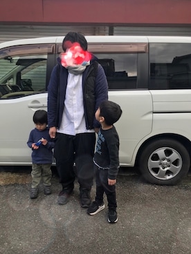 「アイテム（フィギュア）」を使った、koma!koki‼︎kosei?さん（キッズ・135cm）の冬コーディネート