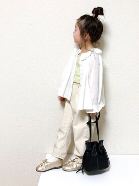 「アイテム（ハンドバッグ）」を使った、☺︎May☺︎さん（キッズ・100cm）の冬コーディネート
