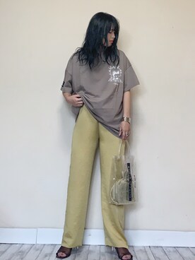 「coen（コーエン）のアイテム（バングル/リストバンド）」を使った、Miiさん（レディース・159cm）の夏コーディネート