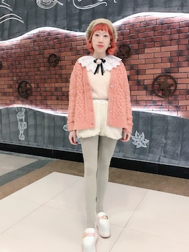 「二ット」｜bibiさん（レディース・156cm）の冬コーディネート