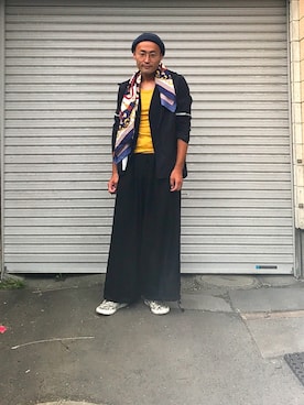 「NIKE（ナイキ）のアイテム（ナイロンジャケット）」を使った、リューマさん（メンズ・170cm・30代）の夏コーディネート