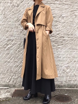 「Andemiu（アンデミュウ）のアイテム（ジャケット/アウター）」を使った、cl___naoさん（レディース・150cm）の秋コーディネート