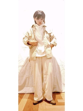 「Green　Parks（グリーンパークス）のアイテム（ブーティ）」を使った、◎saki◎さん（レディース・150cm）の秋コーディネート