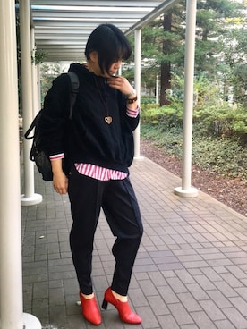 「アイテム（ポスター/アート）」を使った、ꉂ☻ᵎあゆねぇ◡̈⃝✩‧₊ さん（レディース・162cm）の秋コーディネート