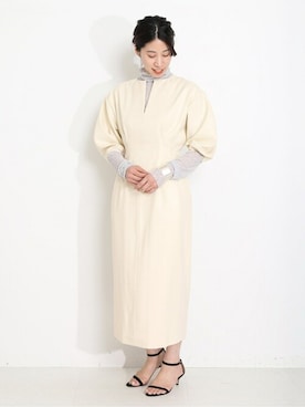 「VERMEIL par iena（ヴェルメイユパーイエナ）のアイテム（ワンピース/ドレス）」を使った、hikariさん（レディース・166cm）の冬コーディネート