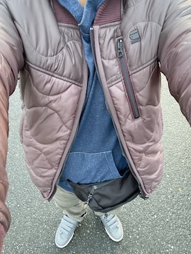 「アイテム（パーカー）」を使った、うままさん（メンズ・172cm・50代）の冬コーディネート