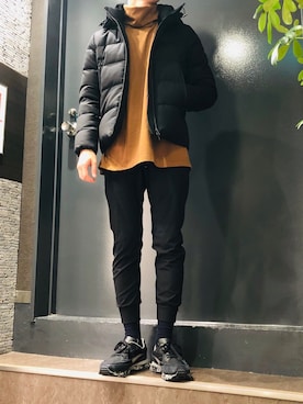 「ウールダウン」｜岡田さん（メンズ・172cm）の秋コーディネート
