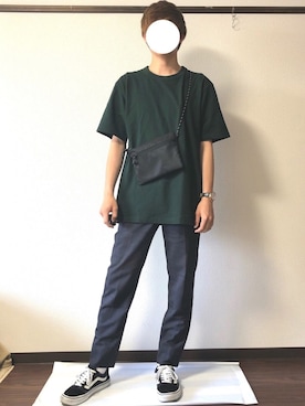 「JUNRED（ジュンレッド）のアイテム（パンツ）」を使った、じょうさん（メンズ・170cm）の夏コーディネート