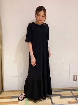 「Soierie（ソワリー）のアイテム」を使った、ゆいさん（レディース・156cm）の夏コーディネート
