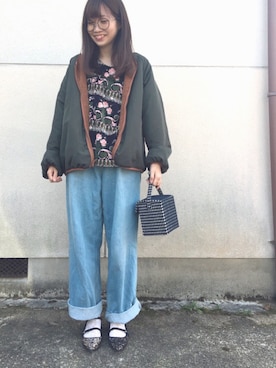 「URBAN RESEARCH lite（アーバンリサーチライト）のアイテム」を使った、おっちょさん（レディース・158cm）の春コーディネート