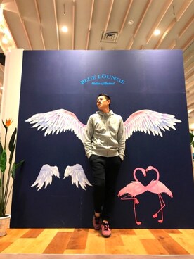 「NIKE SPORTSWEAR（ナイキスポーツウェアー）のアイテム（トップス）」を使った、SUMMER STYLEさん（メンズ・175cm）の冬コーディネート
