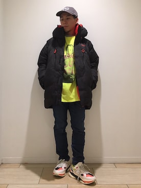 「Rab（ラブ）のアイテム」を使った、funatoさん（メンズ・166cm）の秋コーディネート