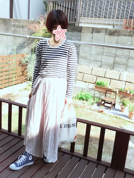 「アイテム（雑誌）」を使った、chiiさん（レディース・156cm・40代）の春コーディネート