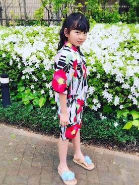 「アイテム（浴衣）」を使った、miyamamaさん（レディース・130cm）の夏コーディネート