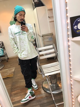 「アイテム（スマホケース/カバー）」を使った、tkc18さん（メンズ・173cm）の春コーディネート