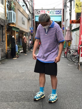 「アイテム（シューズ）」を使った、oratokeba1223さん（メンズ・172cm）の夏コーディネート