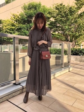 「アーバンリサーチロッソ」｜RODE SKO (ロデスコ)さん（レディース・162cm）の秋コーディネート