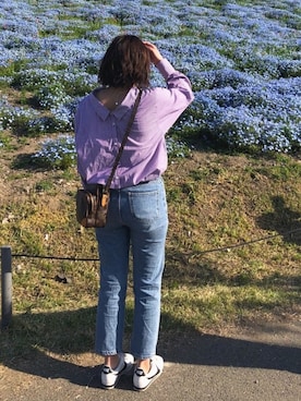 「Marc by Marc Jacobs（マークバイマークジェイコブス）のアイテム（ネックレス）」を使った、moomiさん（レディース・156cm）の春コーディネート